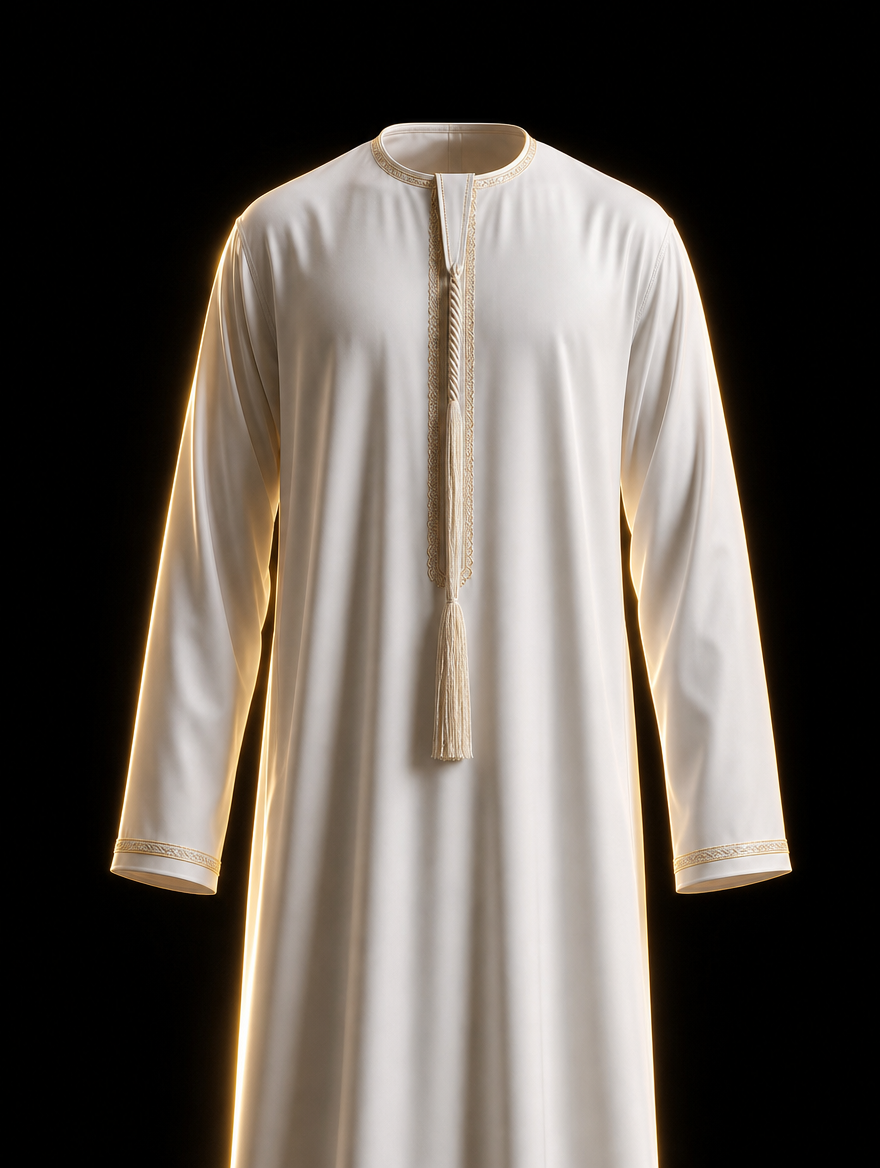 Gold Edition white kandora