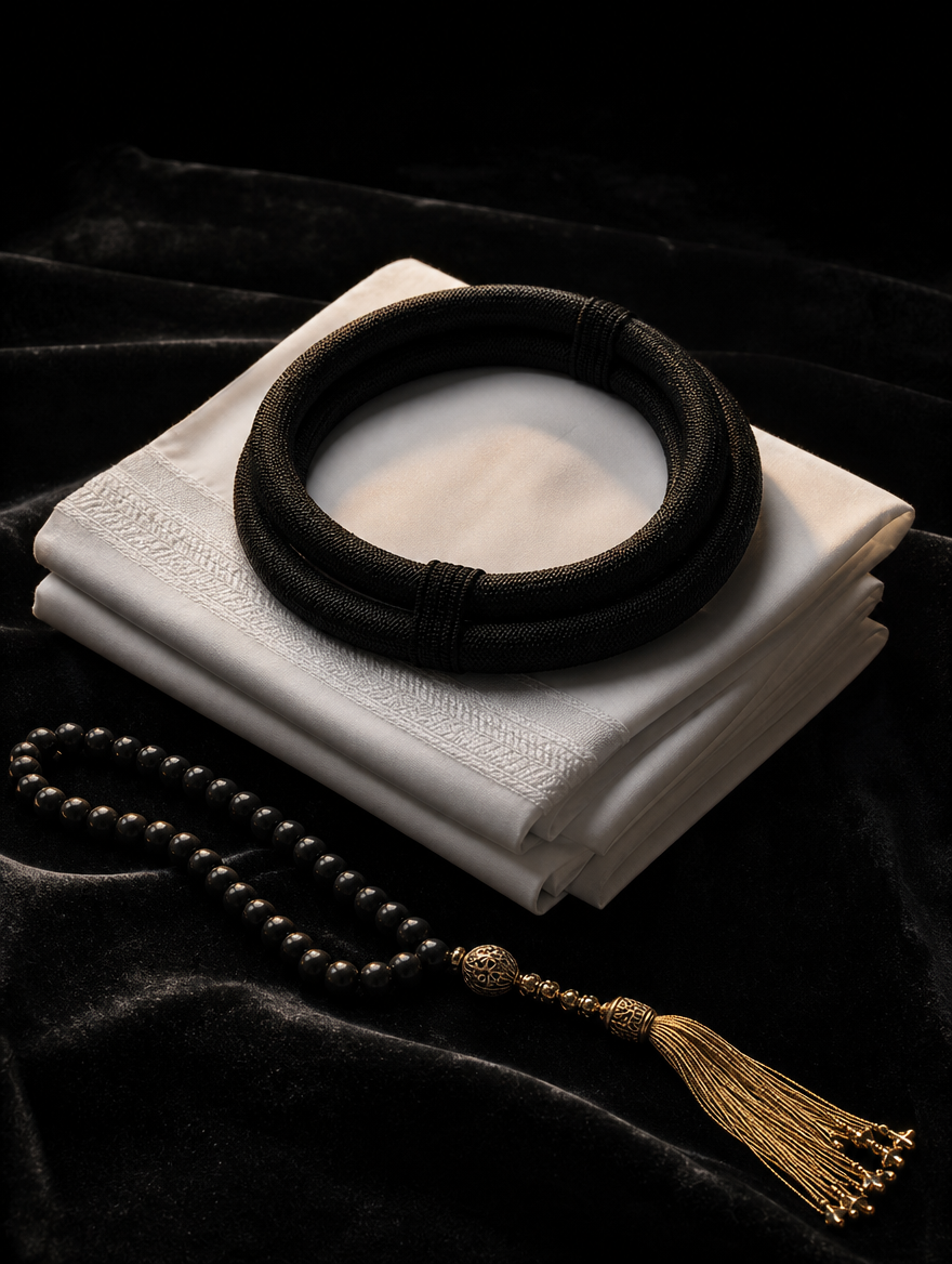 Necessities — ghatra, egal, beads
