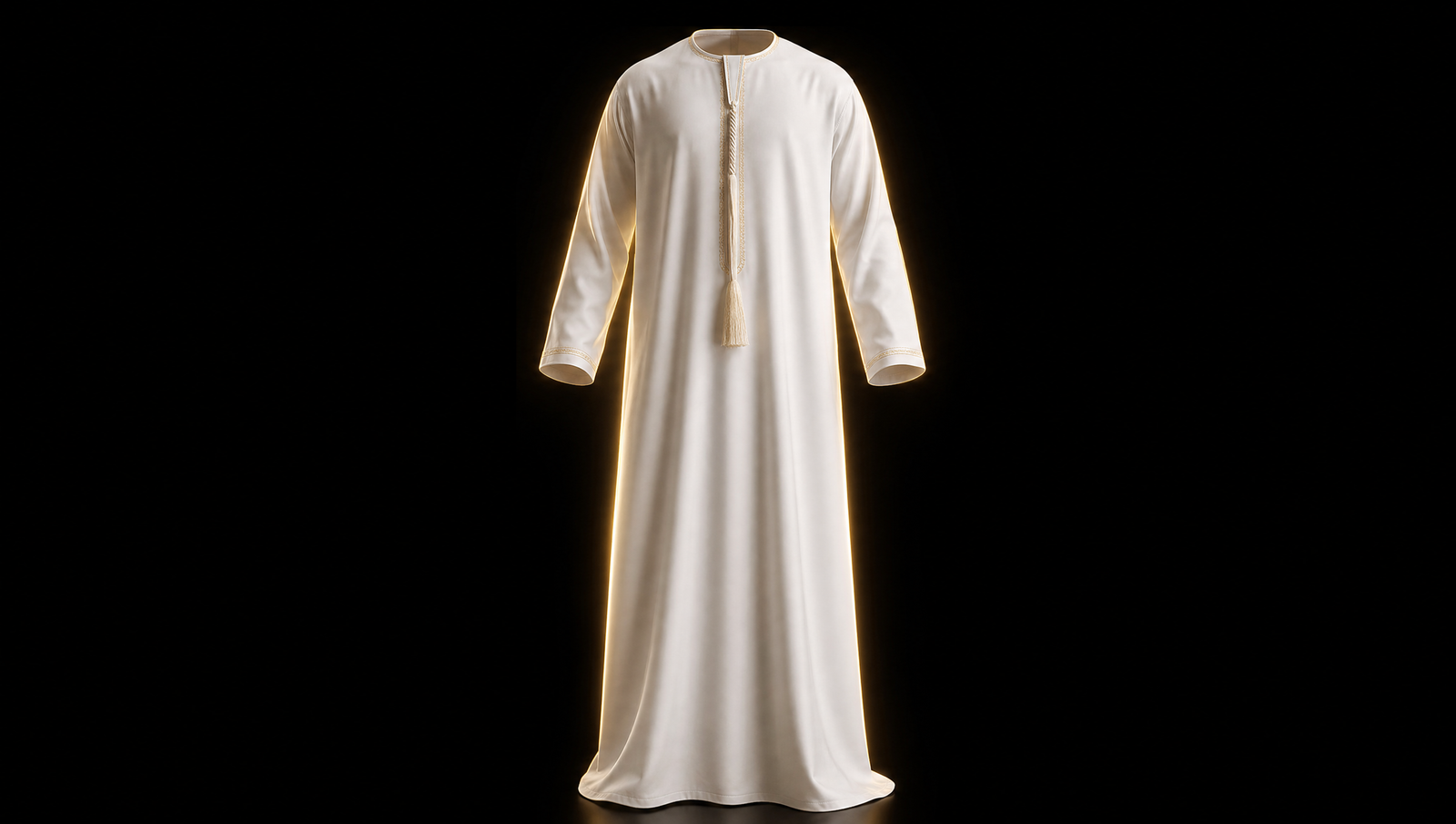The Emirati Gold Edition White Kandora